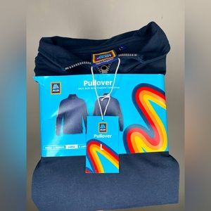 Aldi merchandise sweater and socks